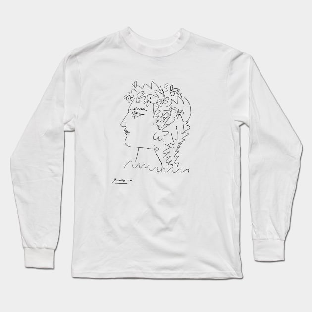 Pablo Picasso Long Sleeve T-Shirt by Antho